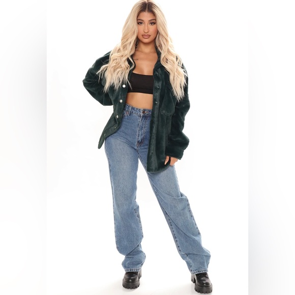 Fashionnova Faux Fur Shacket - Picture 2 of 4